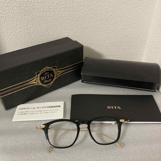 DITA RIAD DRX-2062-A-BLK-GLD-49-AF | angeloawards.com