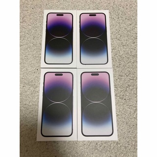 アップル(Apple)の【新品未開封】iPhone 14 Pro Max 256GB 紫　4台セット(スマートフォン本体)