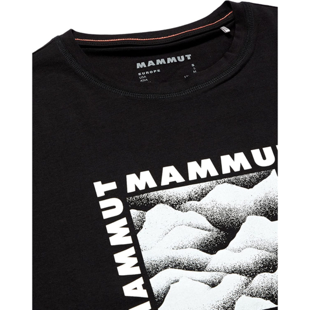 Mammut(マムート)のMAMMUT マムート 半袖Tシャツ グラフィックTシャツ 黒 メンズL 新品 メンズのトップス(Tシャツ/カットソー(半袖/袖なし))の商品写真
