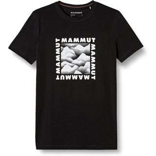 マムート(Mammut)のMAMMUT マムート 半袖Tシャツ グラフィックTシャツ 黒 メンズL 新品(Tシャツ/カットソー(半袖/袖なし))