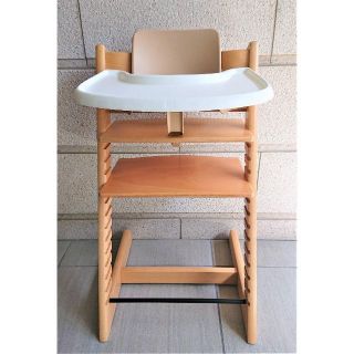 ストッケ(Stokke)のK様専用　ストッケ　トリップトラップSN.3～　ベビーセット＆トレイ付(その他)