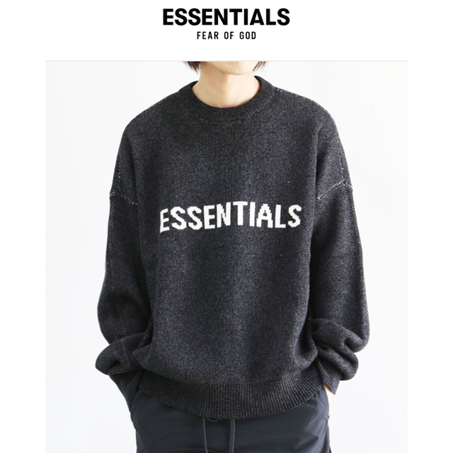 FOG ESSENTIALS KNIT SWEATER Black Sサイズ