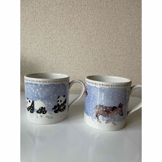 ウェッジウッド(WEDGWOOD)のウェッジウッド  パンダ　トナカイマグカップ(グラス/カップ)