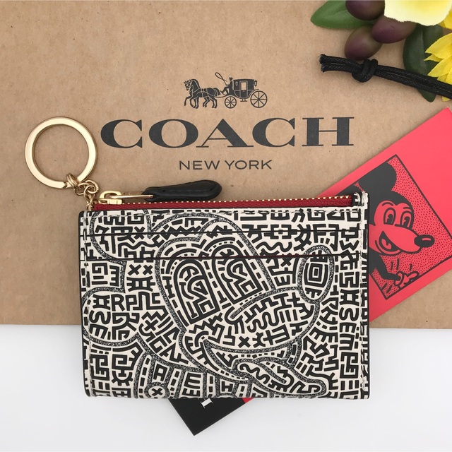 COACH - COACH ☆大人気☆ ミッキー キース コラボ IDケース パス ...