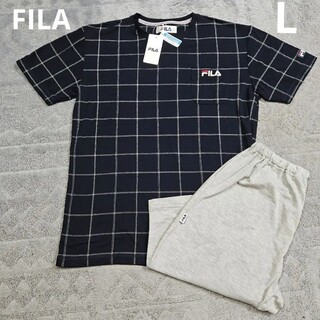 フィラ(FILA)のかず様専用　FILA　パジャマ　上下セット　半袖ハーフパンツ　メンズ　L　父の日(その他)