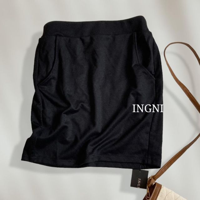 INGNI(イング)の【新品未使用タグ付き♡】　INGNI　ストレッチポンチタイトミニスカート　上品 レディースのスカート(ミニスカート)の商品写真