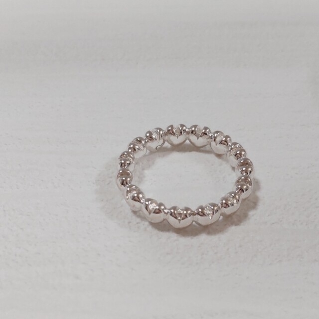 CHIEKO+　ハートリング hart ring シルバー　13号 レディースのアクセサリー(リング(指輪))の商品写真