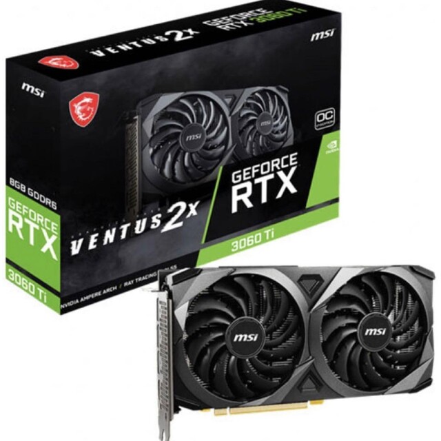 GeForce RTX 3060 Ti VENTUS 2X 8G OCV1 LHMSI