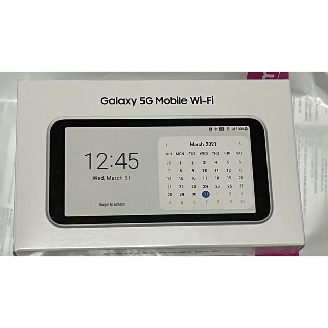 SAMSUNG Galaxy 5G Mobile Wi-Fi SCR01 - PC周辺機器 SAMSUNG Galaxy 5G Mobile Wi-Fi SCR01 - PC周辺機器