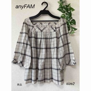 エニィファム(anyFAM)の⭐︎美品⭐︎anyFAM トップス　シャツ　size2(シャツ/ブラウス(長袖/七分))