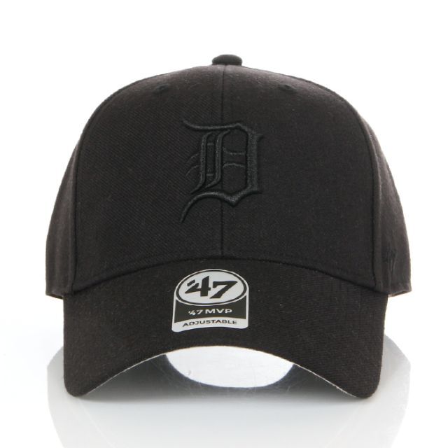 47 Brand(フォーティセブン)の47 キャップ 47BRAND D タイガース 帽子 黒 メンズ レディース メンズの帽子(キャップ)の商品写真