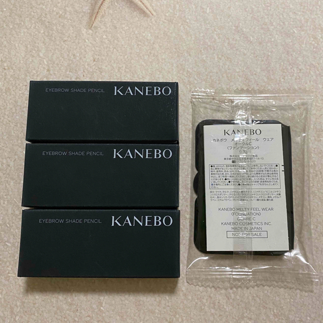 Kanebo(カネボウ)のカネボウ　アイブロウシェイドペンシル　レフィル3箱　リフトセラムサンプル付き コスメ/美容のベースメイク/化粧品(アイブロウペンシル)の商品写真