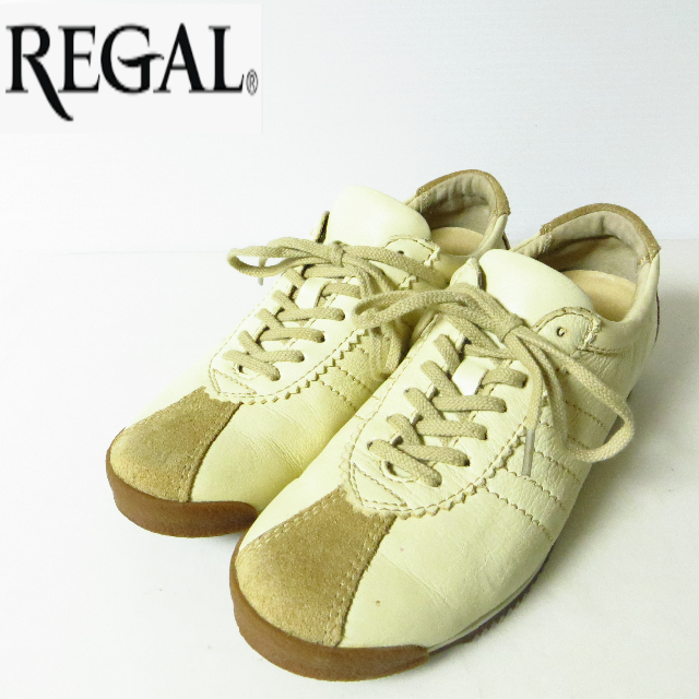 極美品 REGAL リーガル レザー スニーカー 24㎝ - スニーカー