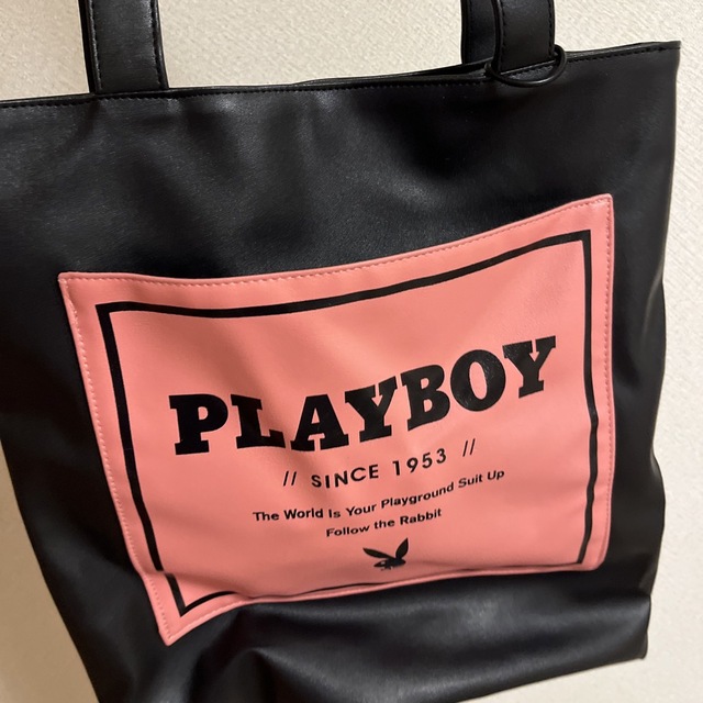 PLAYBOY(プレイボーイ)のプレイボーイ　トートバッグ 未使用 レディースのバッグ(トートバッグ)の商品写真