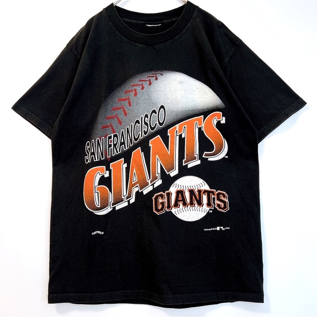 MLB(メジャーリーグベースボール)のNUTMEG MLB Tシャツ オーバーサイズ ブラック ジャイアンツ プリント メンズのトップス(Tシャツ/カットソー(半袖/袖なし))の商品写真