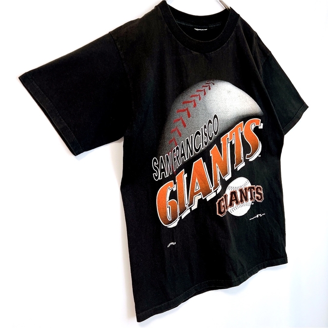 MLB(メジャーリーグベースボール)のNUTMEG MLB Tシャツ オーバーサイズ ブラック ジャイアンツ プリント メンズのトップス(Tシャツ/カットソー(半袖/袖なし))の商品写真