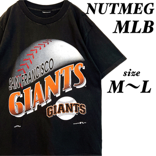 メジャーリーグベースボール(MLB)のNUTMEG MLB Tシャツ オーバーサイズ ブラック ジャイアンツ プリント(Tシャツ/カットソー(半袖/袖なし))