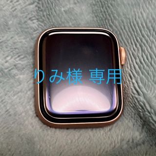 アップルウォッチ(Apple Watch)のAPPLE WATCH SE GPSモデル GOAL MKQ03J/A(その他)