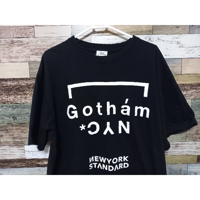 GOTHAM NYC　ゴッサムニューヨーク　Tシャツ　ブラック　XXL メンズのトップス(Tシャツ/カットソー(半袖/袖なし))の商品写真