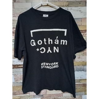 GOTHAM NYC　ゴッサムニューヨーク　Tシャツ　ブラック　XXL(Tシャツ/カットソー(半袖/袖なし))