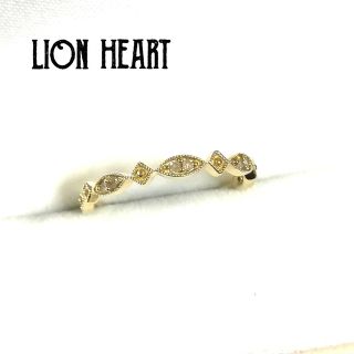 ライオンハート(LION HEART)の(美品)LION HEART  K10YG 10Pダイヤモンドリング 12号(リング(指輪))