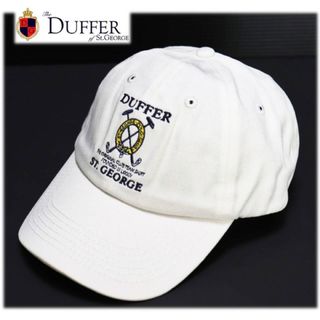 ザダファーオブセントジョージ(The DUFFER of ST.GEORGE)の《ザ・ダファー》新品 ロゴ刺繍入り ローキャップ サイズ調整可能 F(キャップ)