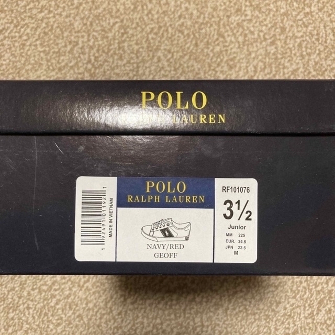 POLO RALPH LAUREN(ポロラルフローレン)のPOLO ラルフローレン　スニーカー( ジュニア ) キッズ/ベビー/マタニティのキッズ靴/シューズ(15cm~)(スニーカー)の商品写真