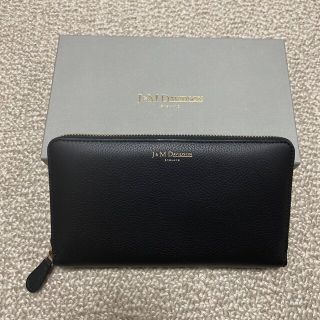 ジェイアンドエムデヴィッドソン(J&M DAVIDSON)の美品★ J&M DAVIDSON 長財布　ブラック(財布)