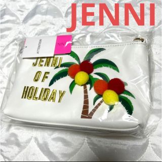 JENNI - ジェニィ バッグ チェーンバッグ  ホワイト ショルダーバッグ ヤシの木