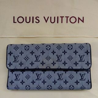 ルイヴィトン(LOUIS VUITTON)のルイヴィトン モノグラム 長財布デニム(財布)