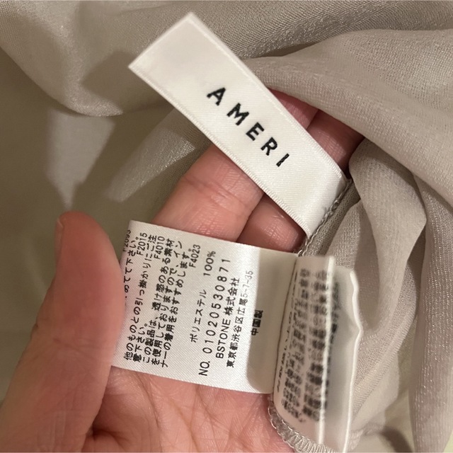 Ameri VINTAGE(アメリヴィンテージ)のAmeri VINTAGE LADY LAYERED CAMI DRESS  レディースのフォーマル/ドレス(ロングドレス)の商品写真