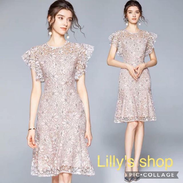 春夏コーデ❤️ひざ丈ワンピース レディース ドレス パーティー 半袖の 春夏コーデ❤️ひざ丈ワンピース レディース ドレス パーティー 半袖の