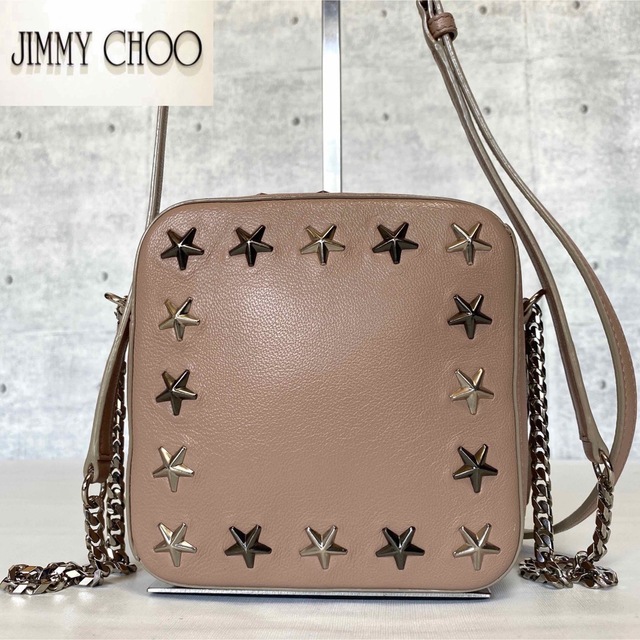 JIMMY CHOO(ジミーチュウ)のRalph様専用JIMMY CHOO サニー ピンク系 レザー チェーンバッグ レディースのバッグ(ショルダーバッグ)の商品写真