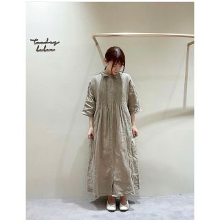 ネストローブ(nest Robe)のオオカミとフクロウ　リネンワンピース　tandey  オローネ　休日と詩(ロングワンピース/マキシワンピース)