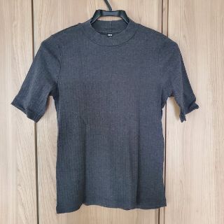 ユニクロ(UNIQLO)のリブTシャツ　Lサイズ(Tシャツ(半袖/袖なし))