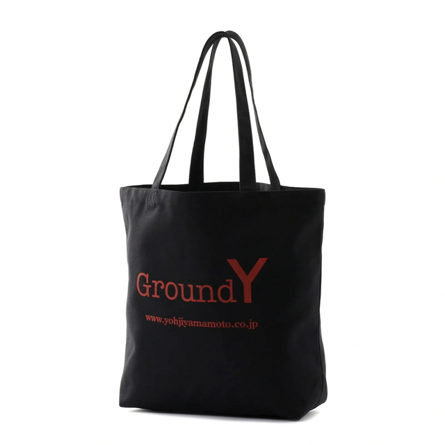 Yohji Yamamoto(ヨウジヤマモト)のTOTE COTTON CANVAS LOGO TOTE BAG メンズのバッグ(トートバッグ)の商品写真