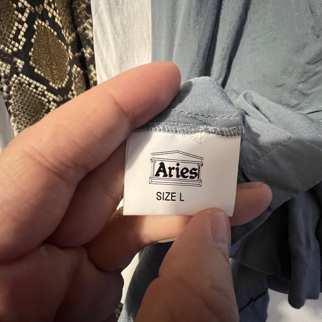 aries(アリエス)の【美品】Aries（アリエス）Hawaiian Shirt With Panel メンズのトップス(Tシャツ/カットソー(半袖/袖なし))の商品写真