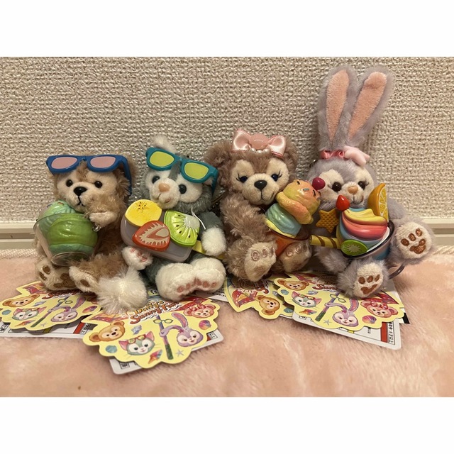 ぬいぐるみストラップダッフィー♡サニーファン ぬいぐるみストラップ シェリーメイ ジェラトーニ