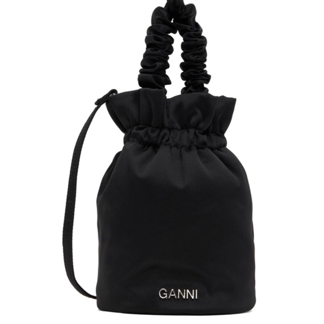 MAISON SPECIAL(メゾンスペシャル)のGANNI バッグ GANNI ハンドル バッグ ショルダー ガニー 巾着 レディースのバッグ(ショルダーバッグ)の商品写真