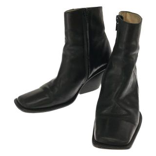 UNTISHOLD / アンチショルド | Naty -5 Leather レザー ショートブーツ | 35 | ブラック | レディース(ブーツ)