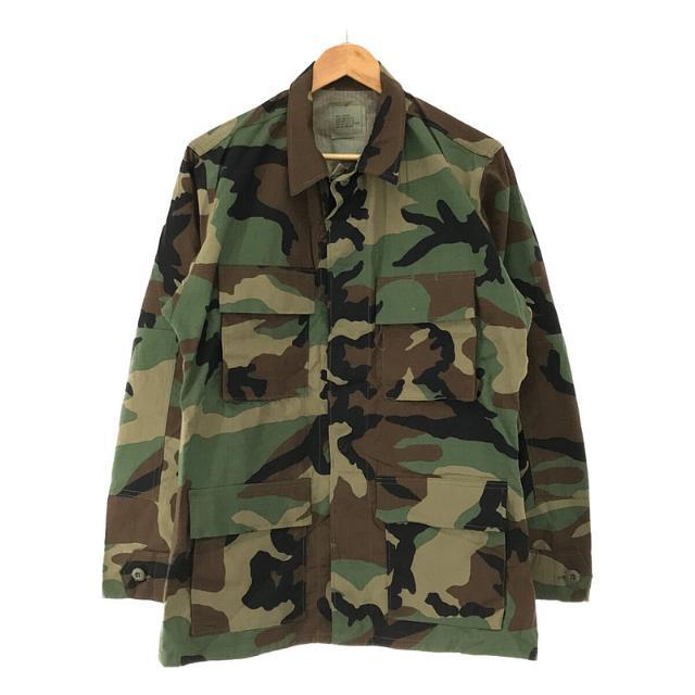 【新品】  VINTAGE / ヴィンテージ | DEAD STOCK / デッドストック 1999年製 90s～ 米軍 BDU ウッドランドカモ 迷彩 コンバット ジャケット サバゲー | S | カーキ | メンズ