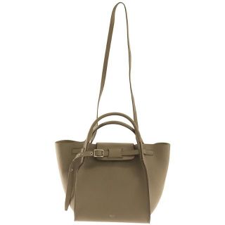 セリーヌ(celine)の【新品】  CELINE / セリーヌ | イタリア製 BIG BAG SMALL 183313A4U 2way ビッグバッグスモール ショルダー付き ハンド トート バッグ 保存袋有 | ‐ | グレージュ | レディース(ショルダーバッグ)