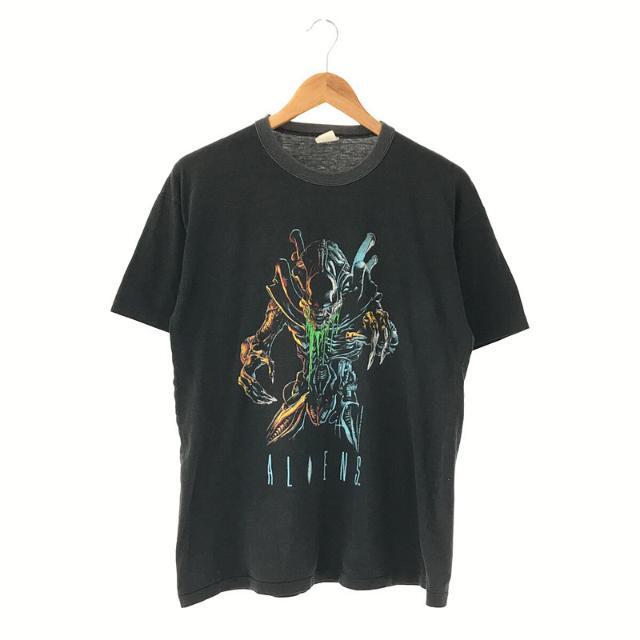 VINTAGE / ヴィンテージ | 1980s | 80s USA製 ALIENS エイリアン 2 ムービー 両面 プリント Tシャツ | XL | ブラック | メンズ