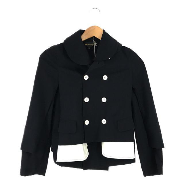 【極美品】Comme des Garcons レイヤードウールダブルジャケット