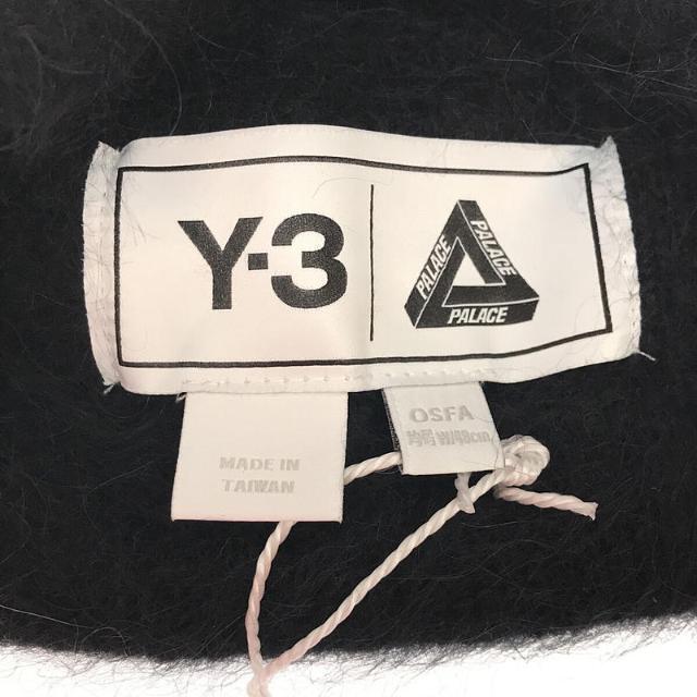 Y-3(ワイスリー)の【新品】  Y-3 / ワイスリー | × PALACE / パレス コラボ PLC BEANIE HZ1339 ロゴ ウール ビーニー ニット帽 | OSFO | BLACK | メンズ メンズの帽子(その他)の商品写真