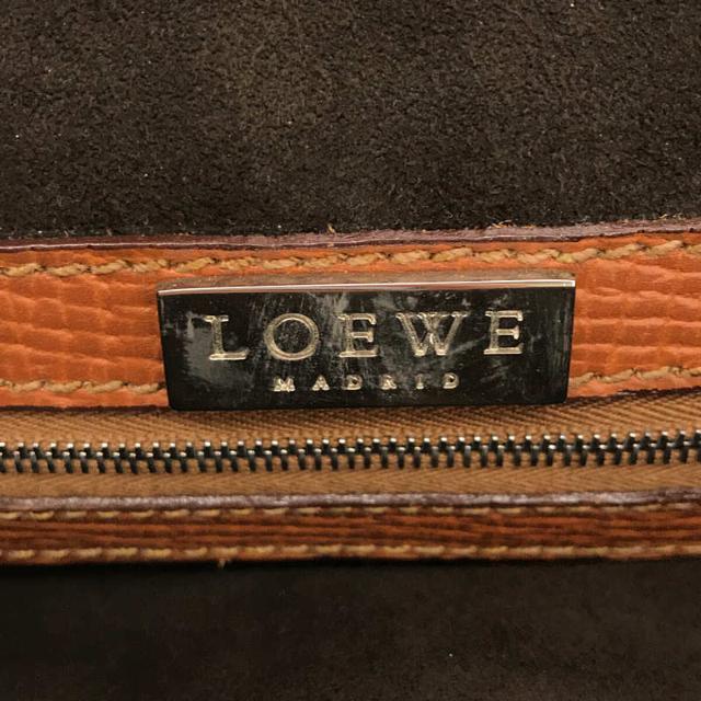 LOEWE - LOEWE / ロエベ | ヴィンテージ オール レザー シボ革 ロゴ 型