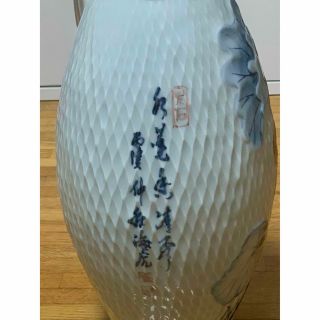 中国美術◇陶芸 收藏品 連葉雕花 小口橄欖瓶 年代物 希少 骨董の通販