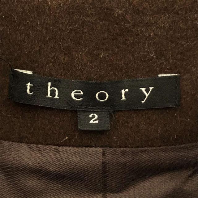 theory / セオリー | theory / セオリー ウール アンゴラ カシミヤ スタンドカラー ケープ ポンチョ コート | 2 | ブラウン | レディース 5