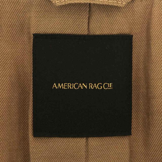 AMERICAN RAG CIE / アメリカンラグシー | ウールコットン チェスターコート | F | キャメル | レディース