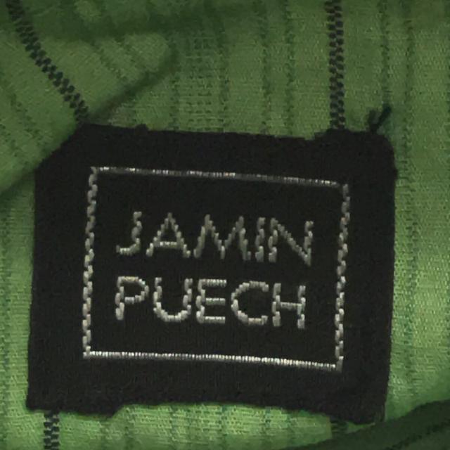 JAMIN PUECH(ジャマンピュエッシュ)の【美品】  JAMIN PUECH / ジャマンピエッシュ | ストロー ウッド 巾着型 ショルダー かご バッグ 保存袋付き | マルチカラー | レディース レディースのバッグ(ショルダーバッグ)の商品写真